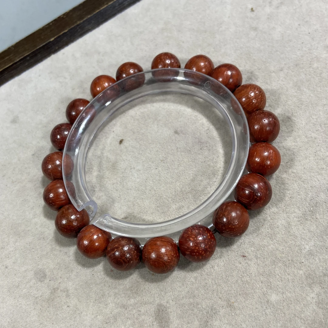 B869血檀圆珠卡1.0单圈手串（底色多样 发其一）