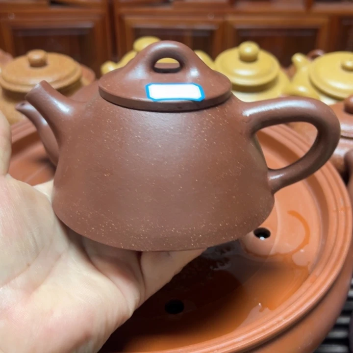 紫砂茶杯宜兴原矿底槽清