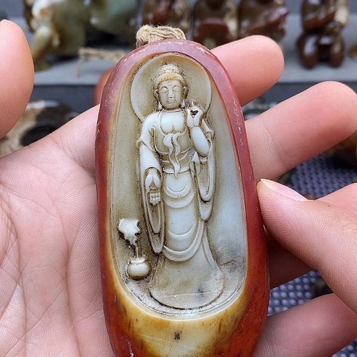 未镶嵌蛇纹石玉颈饰
