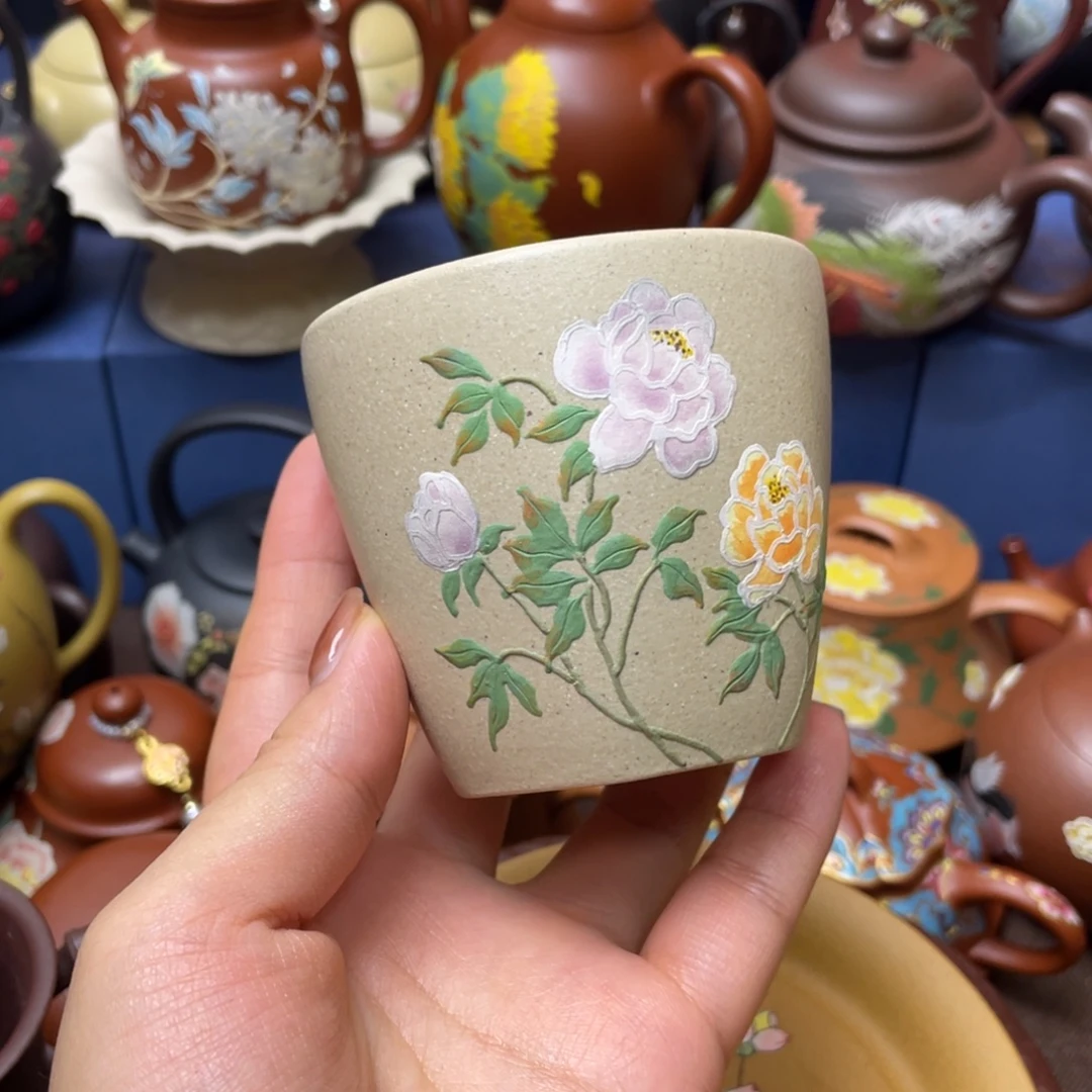 紫砂茶杯紫砂主人杯150cc