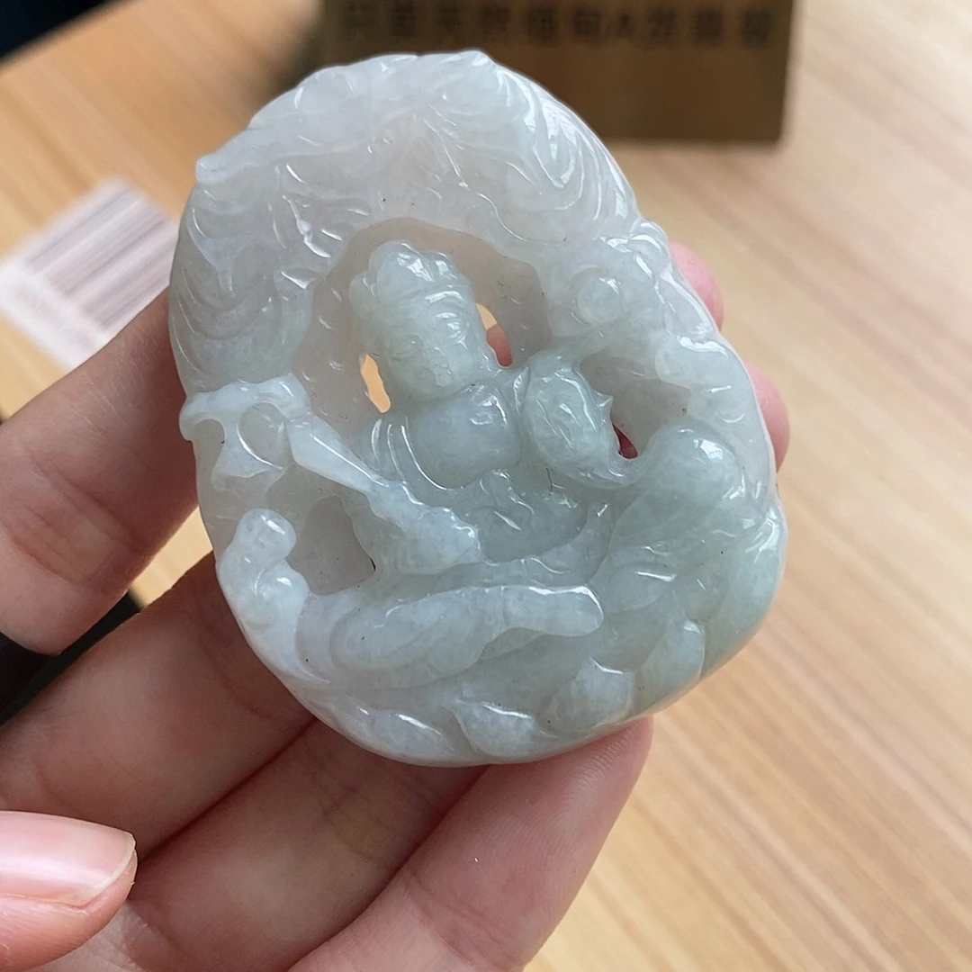 【闪购商品】颈饰未镶嵌翡翠天然缅甸A货翡翠