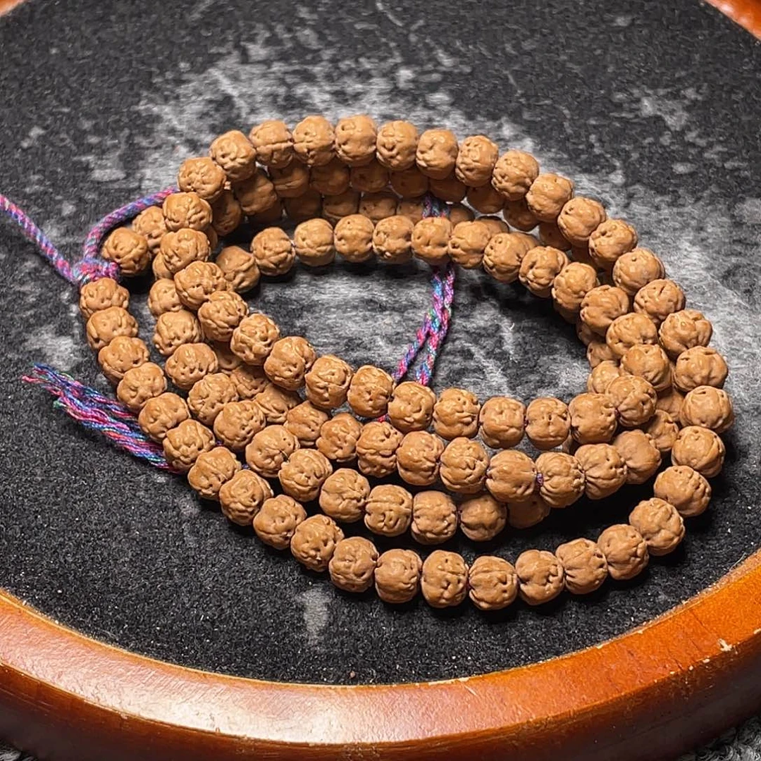 金刚菩提手串四***丶梅朵佛手尺寸7