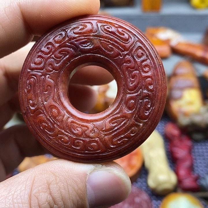 未镶嵌蛇纹石玉颈饰