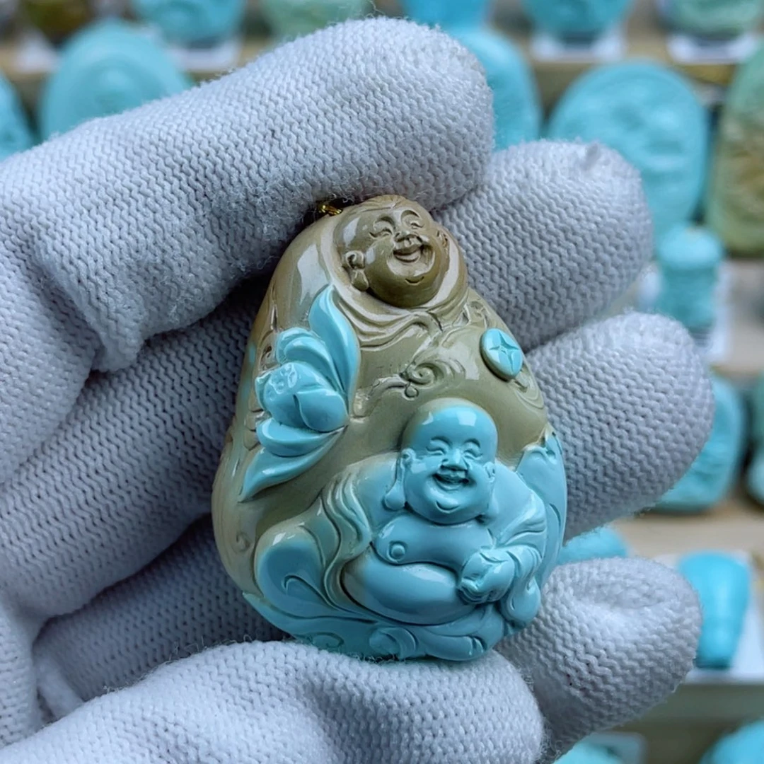 绿松石未镶嵌珠宝奇石