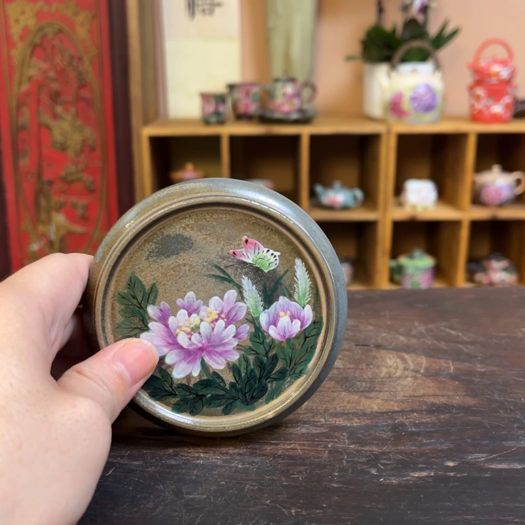 柴烧手工手绘陶瓷