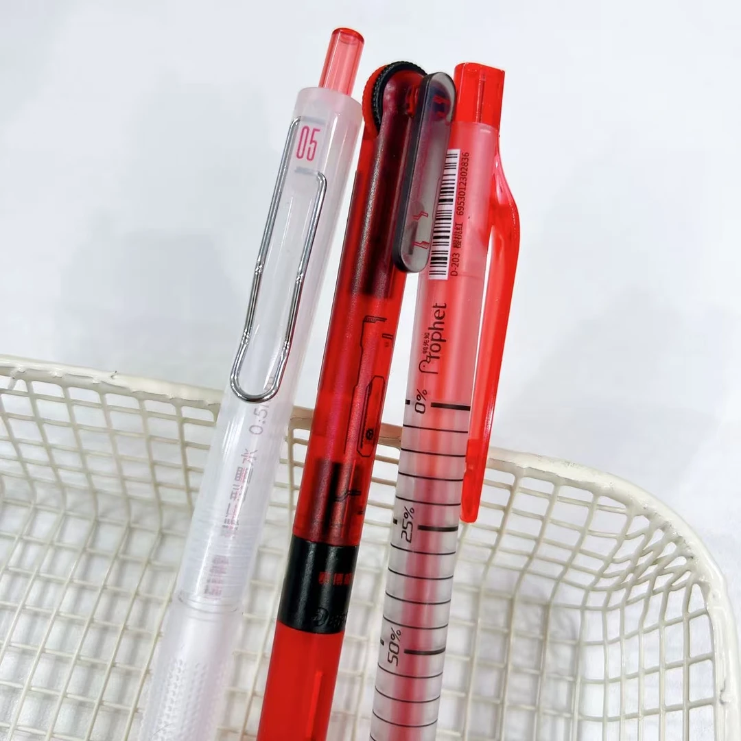 【红墨/3支】K09齿轮小鸭先行至锦全能王..掉封蜡不售后