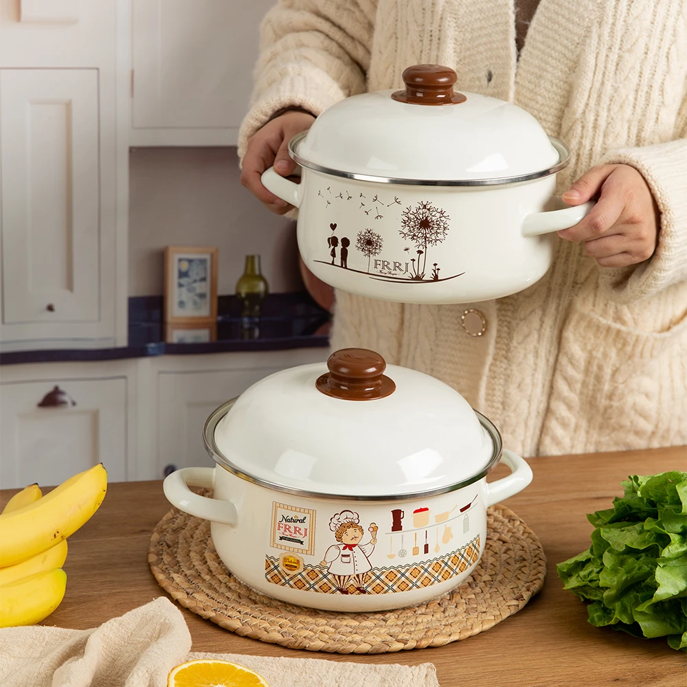 芙蓉润家二级品处理搪瓷锅