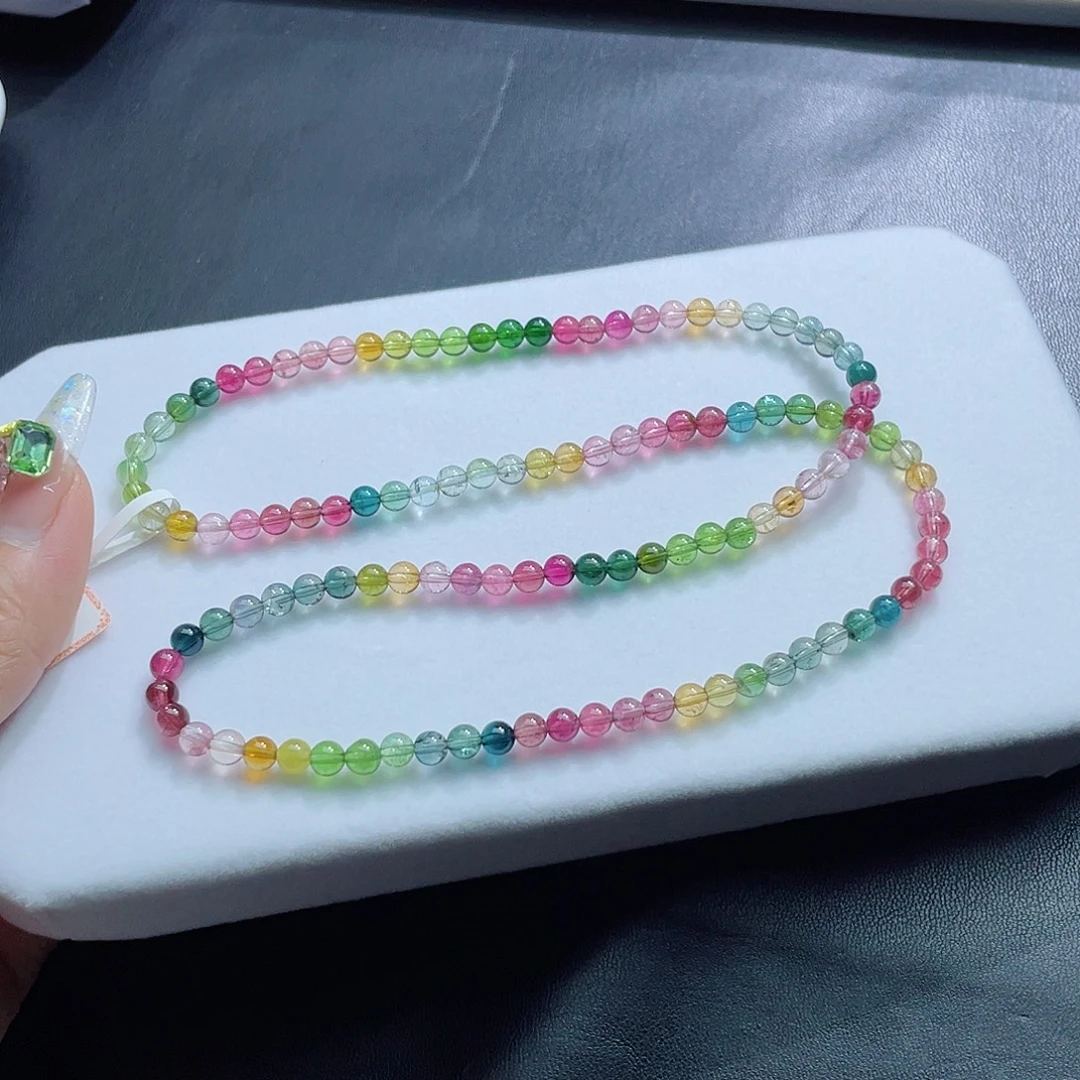 未镶嵌手链碧玺5.2mm左右