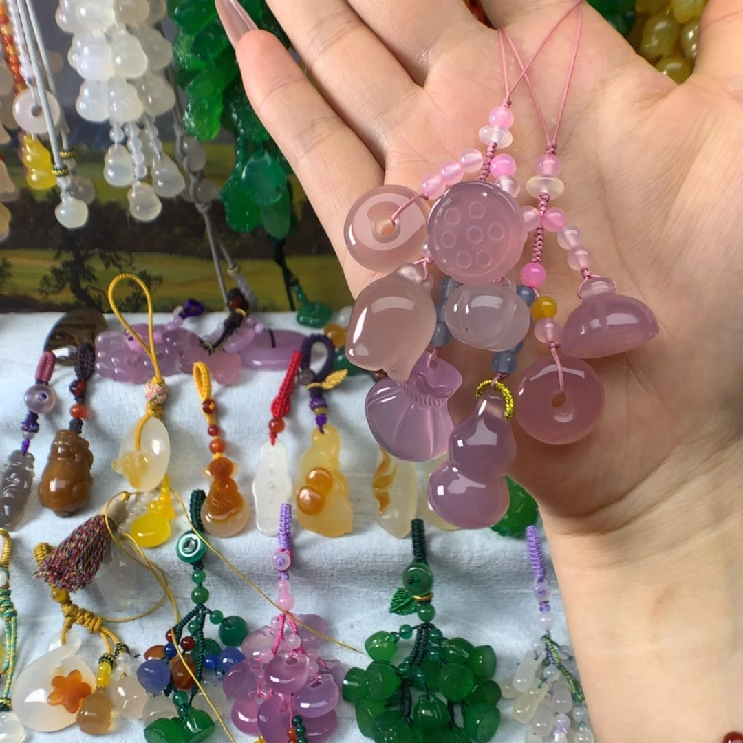 玛瑙/玉髓吊坠(不含链)未镶嵌