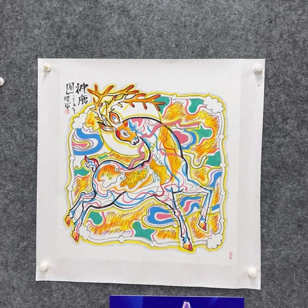 国画国画作品HHQ老师