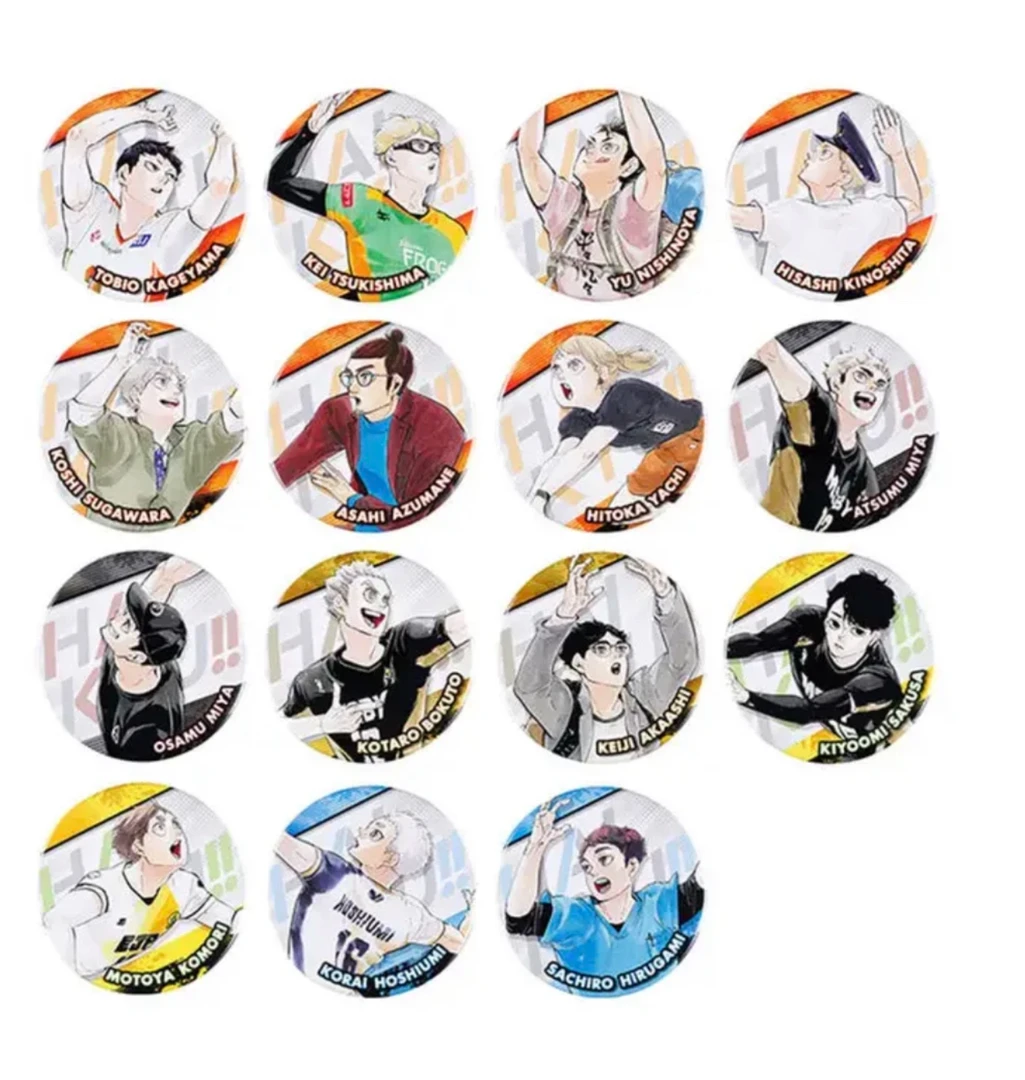 排球少年 原画球吧唧