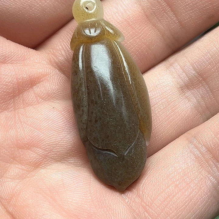 和田玉吊坠(不含链)未镶嵌