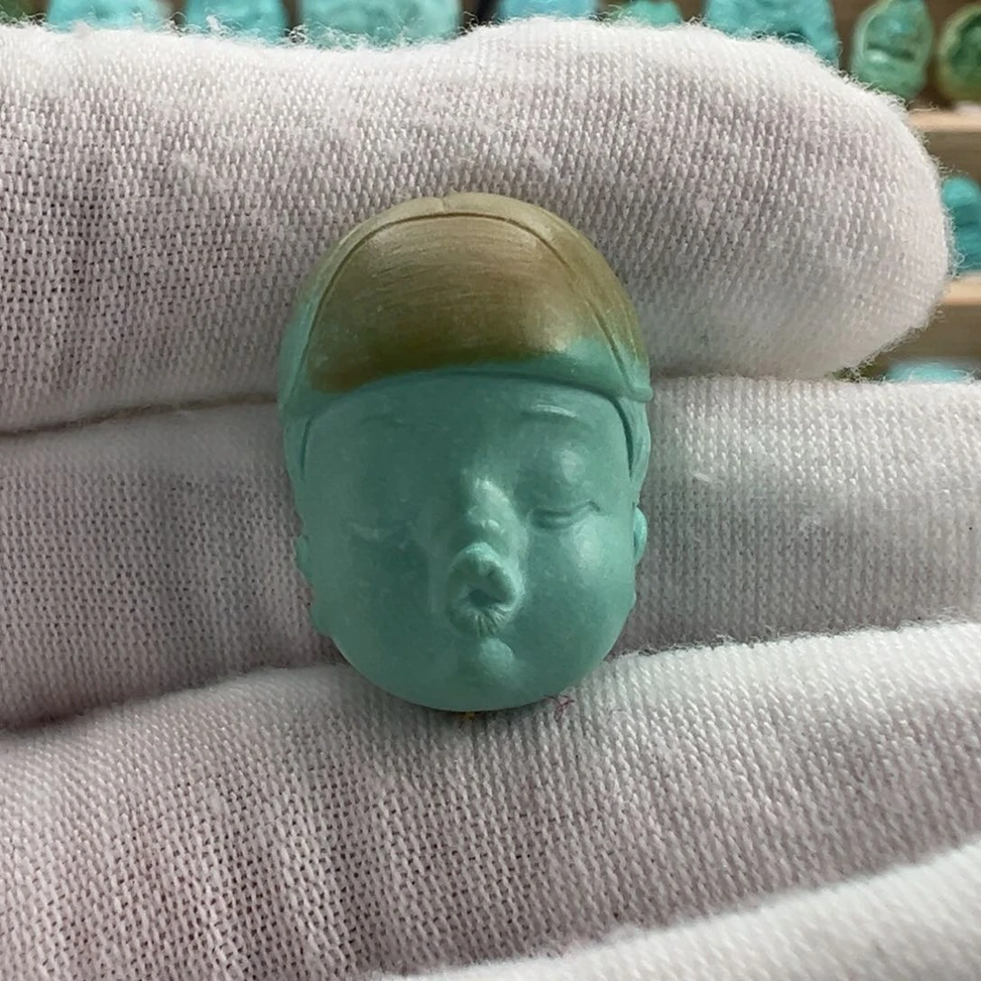 未镶嵌绿松石嘟嘟16.6mm