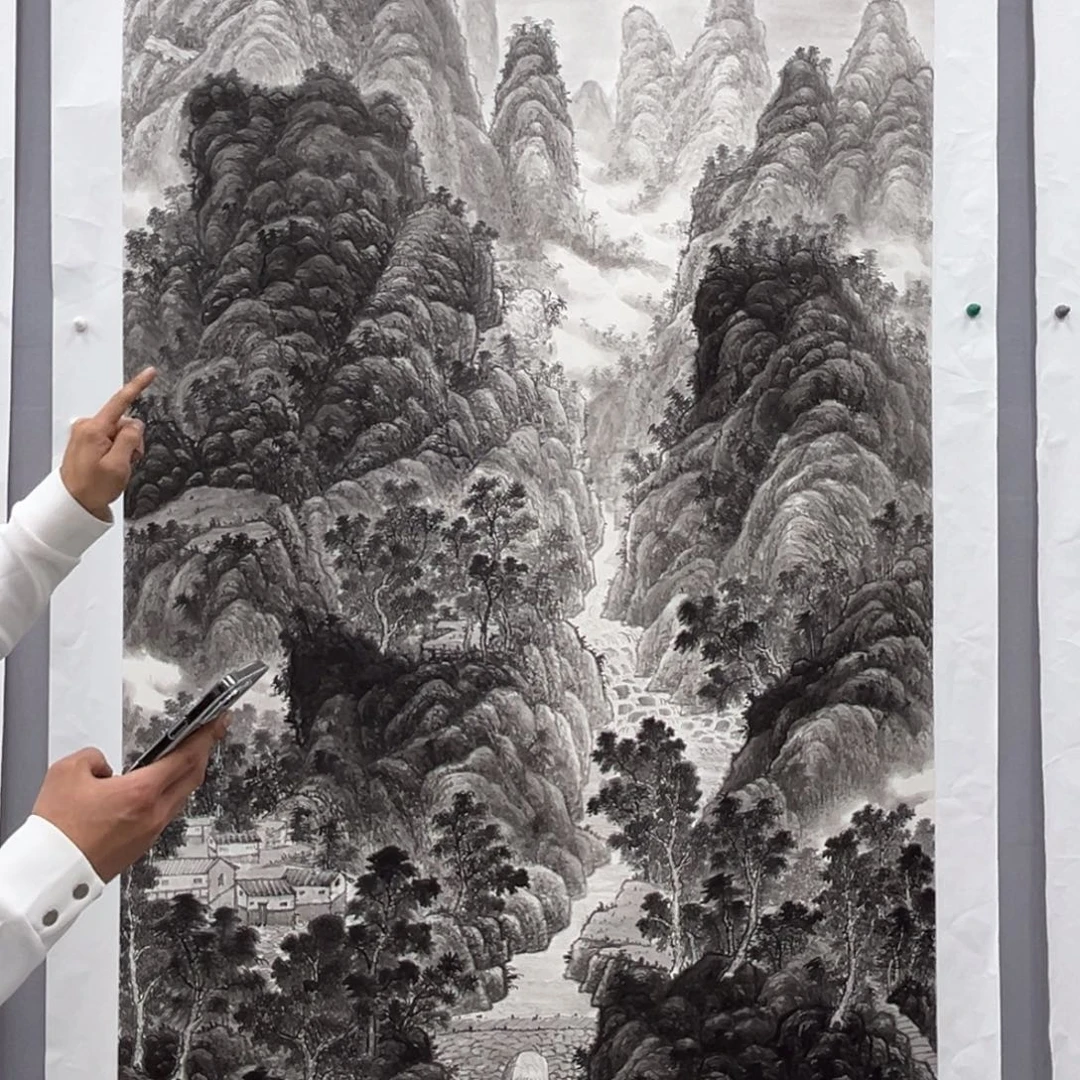 国画纯手绘字画宣纸