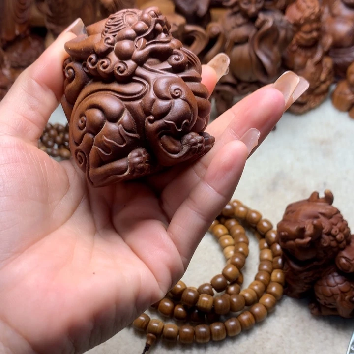 檀香木其他老山檀香手把件