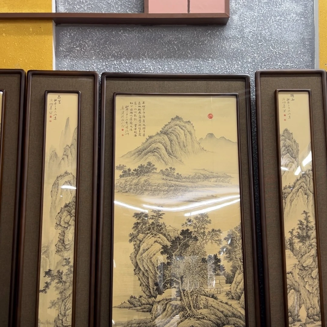 卡***虎国画亲笔手绘作品
