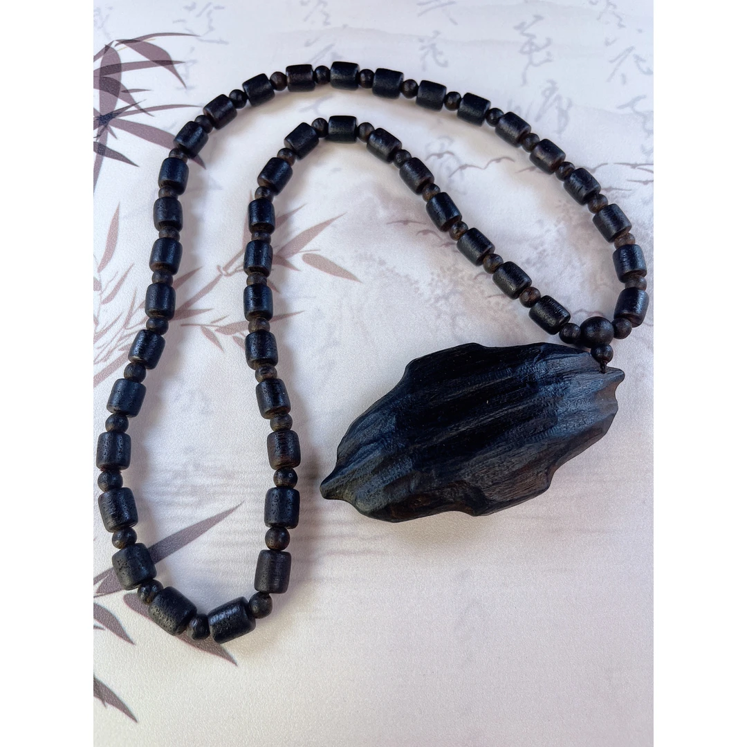 2459-圆珠+桶珠吊坠10cm重量120g 2459（无礼盒）