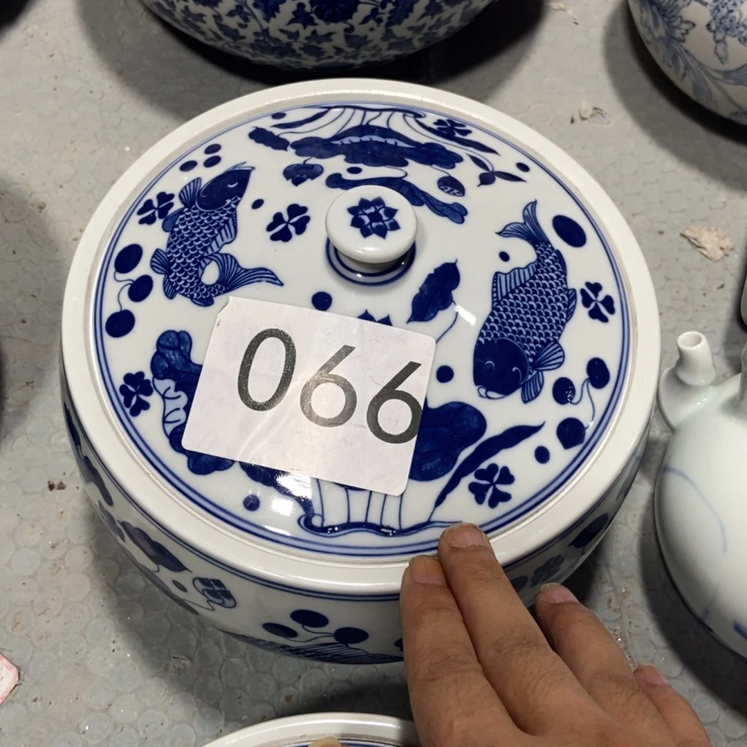 芊***芊瓷片景德镇陶瓷罐066