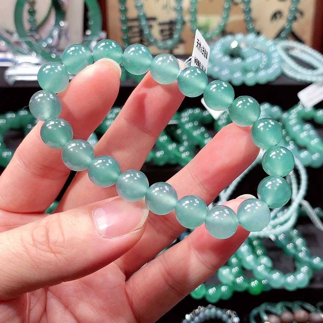 翡翠未镶嵌手链卡10