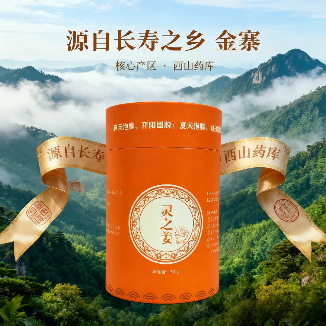 【两罐优惠装】小黄姜灵芝泡足粉熬夜手脚冰凉泡脚祛湿草本