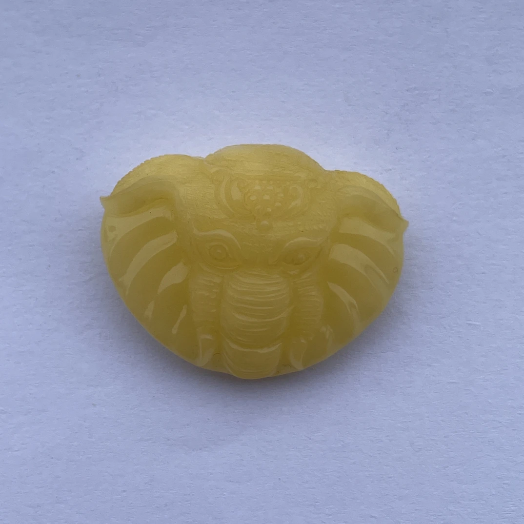 蜜蜡吊坠象神福利价4.92g32.4/24.5/13.3mm