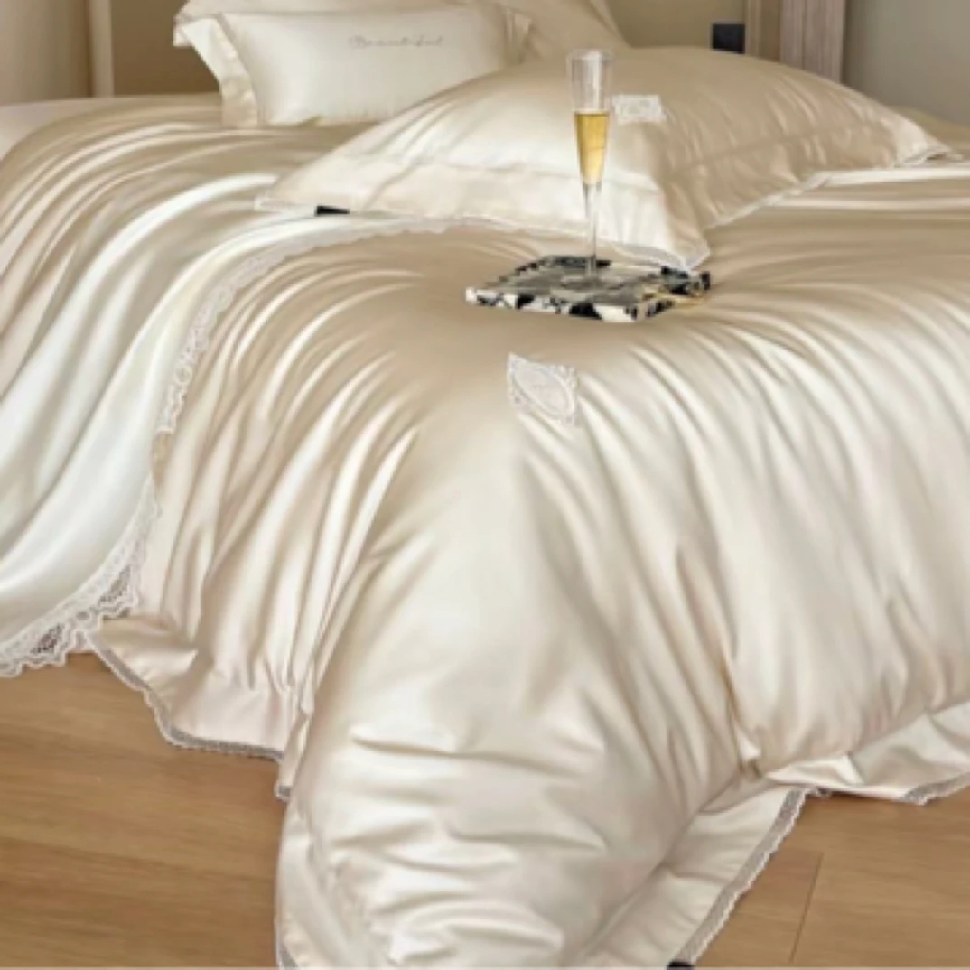 housebeautiful【爱瑞丝】高支 超细旦天丝棉 轻奢高级四件套