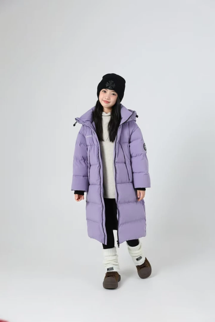 【Snoopy】史努比儿童羽绒服长款加厚保暖外套中大童洋气冬装015