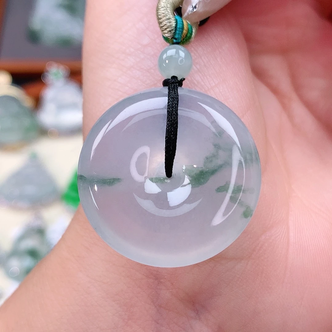 颈饰未镶嵌翡翠扣