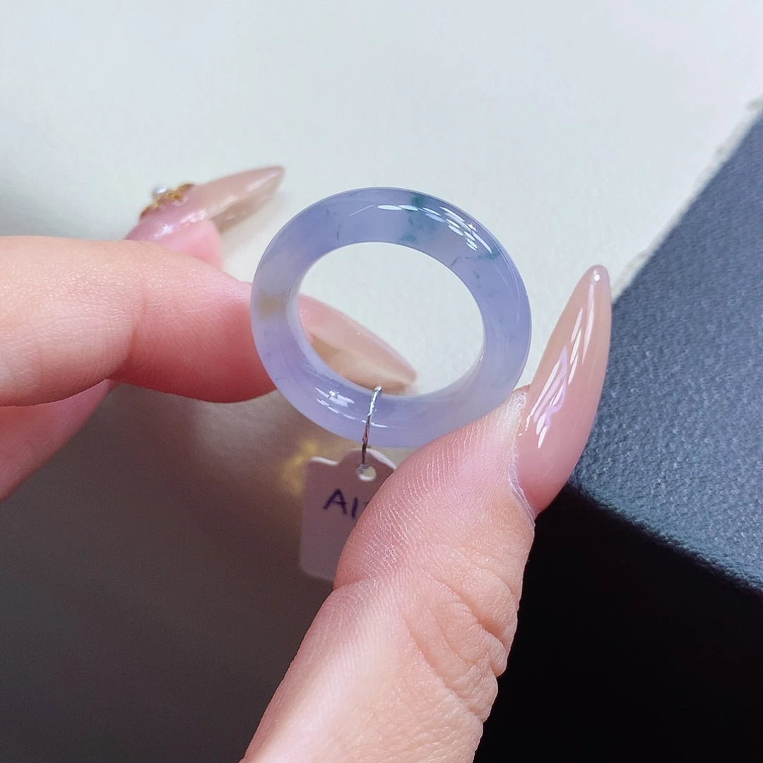 未镶嵌戒指翡翠14-15号