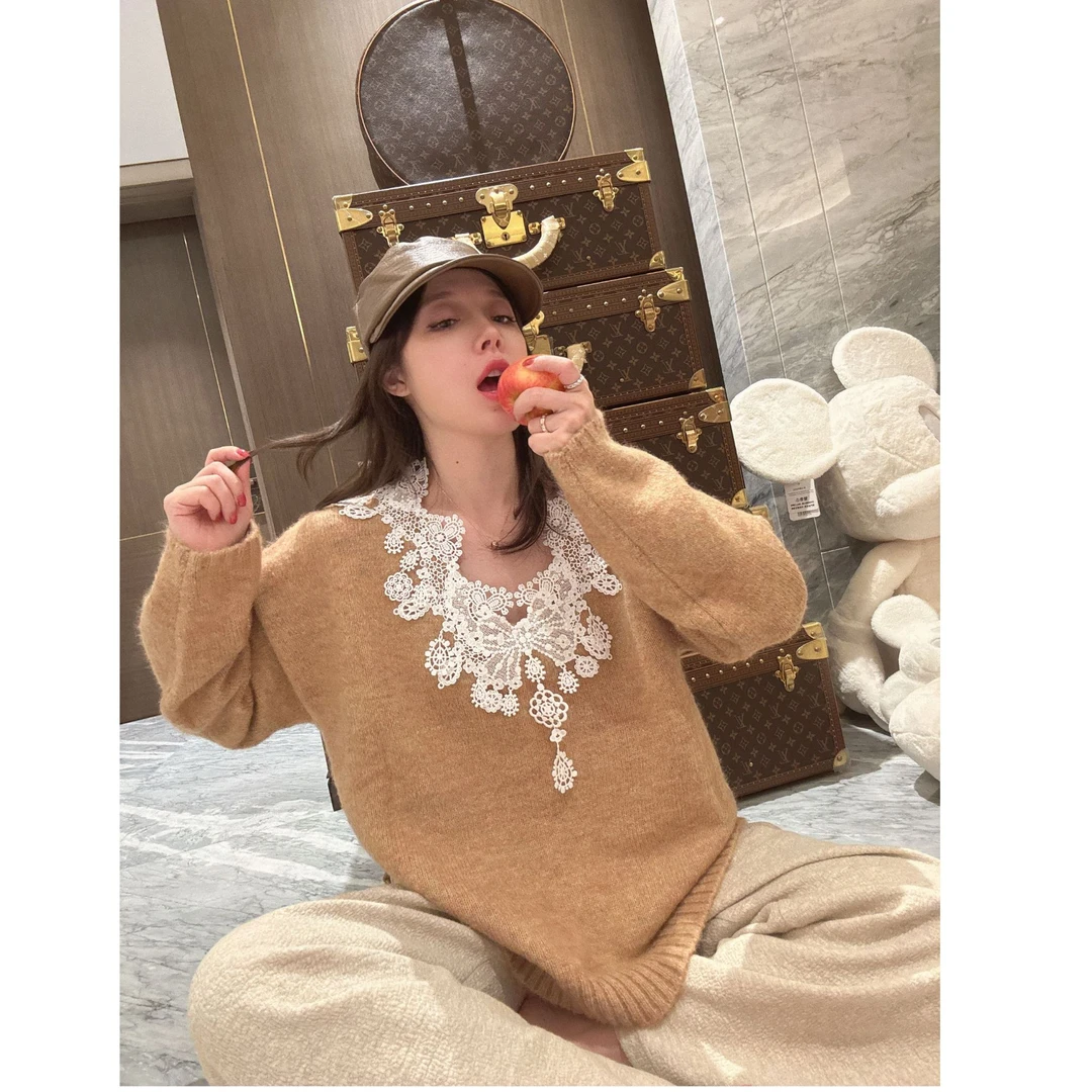 BETTER JOELAY-【针织暖阳】羊毛开衫针织保暖温柔韩版LL6153