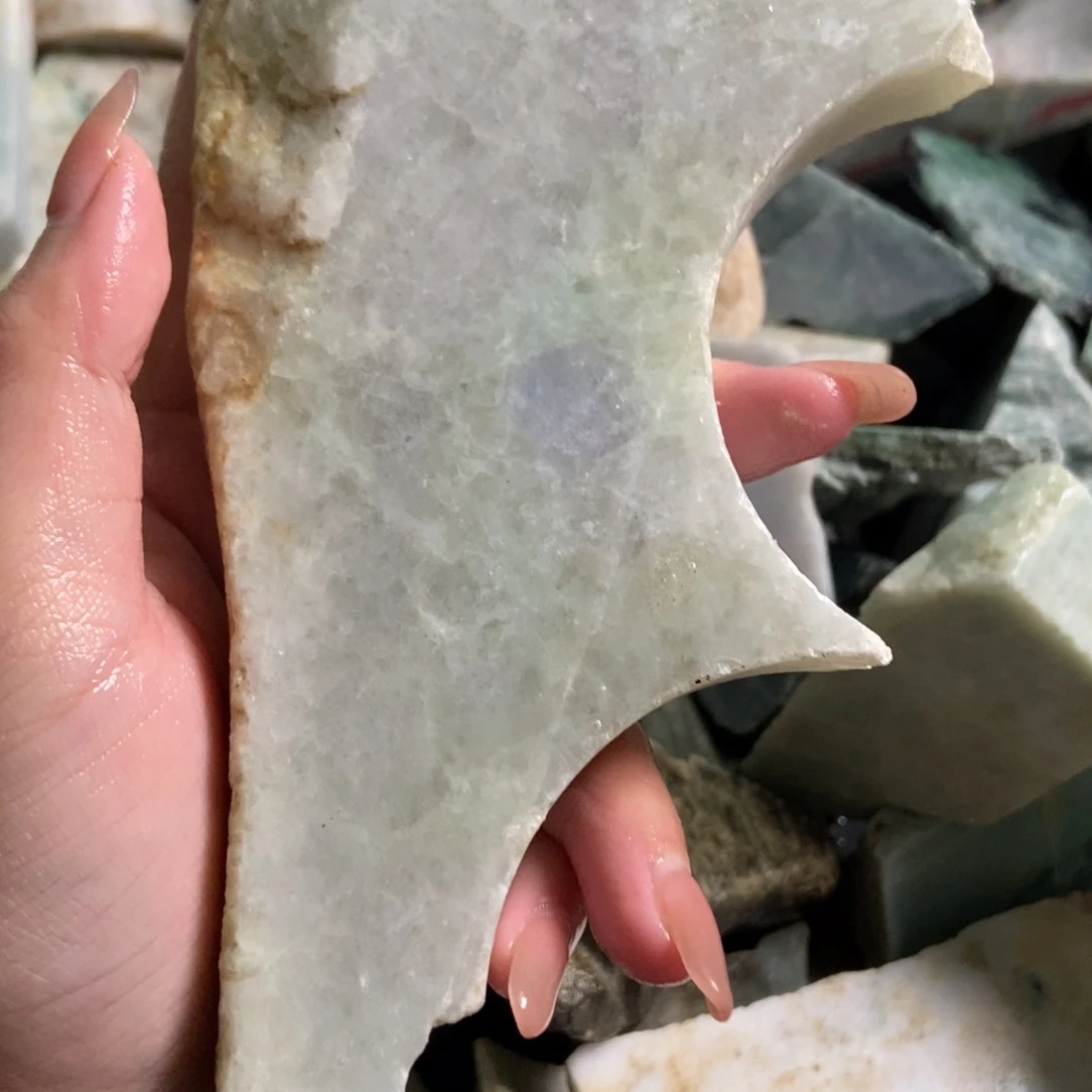 翡翠未镶嵌挂件天然翡翠