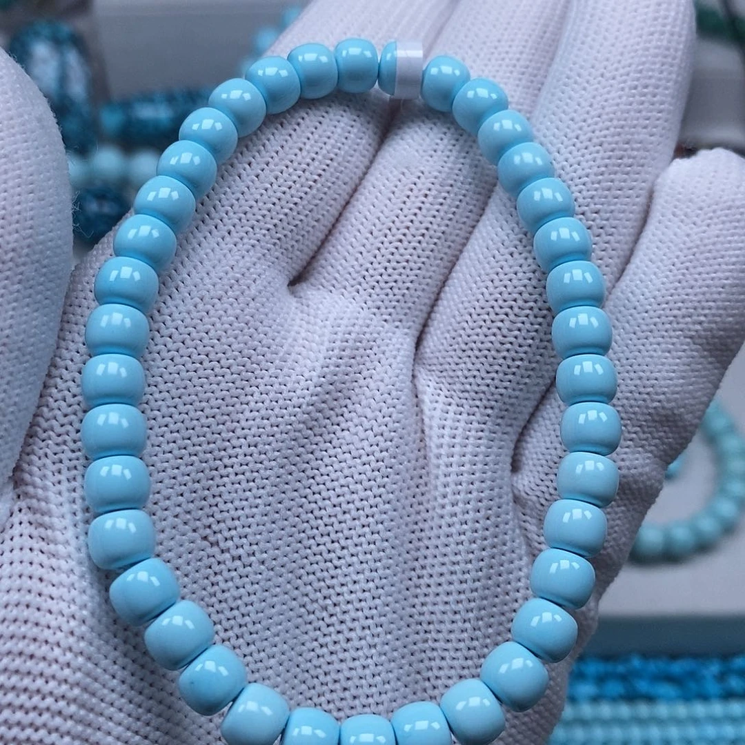 绿松石未镶嵌手串