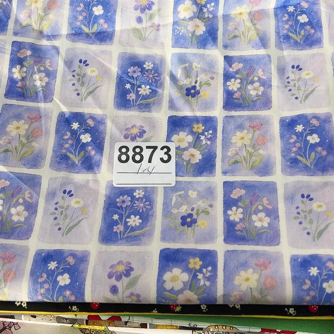 棉1.4米价纯棉7安帆布1.5米宽果子块