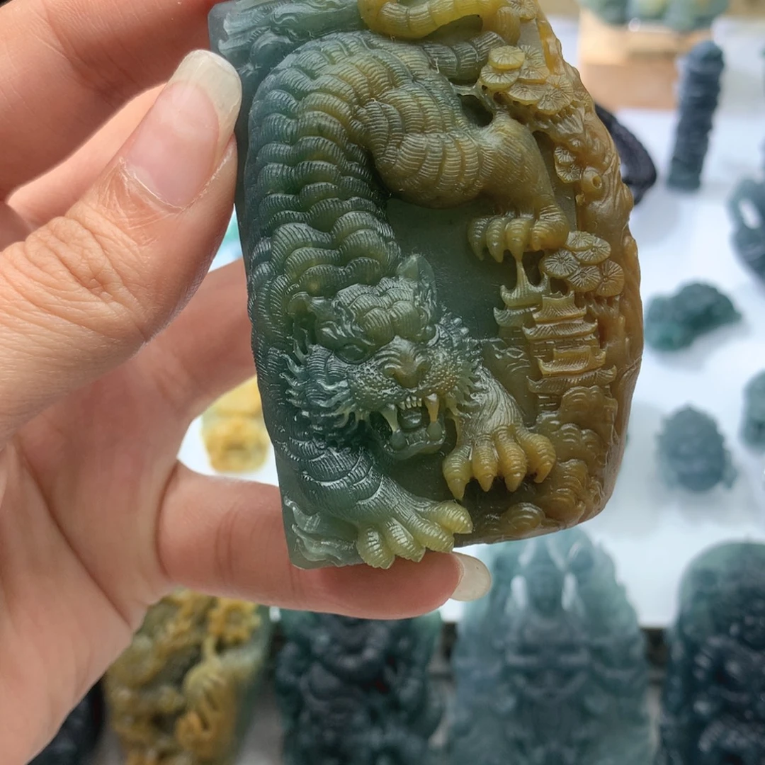 定制翡翠未镶嵌毛货不退不换