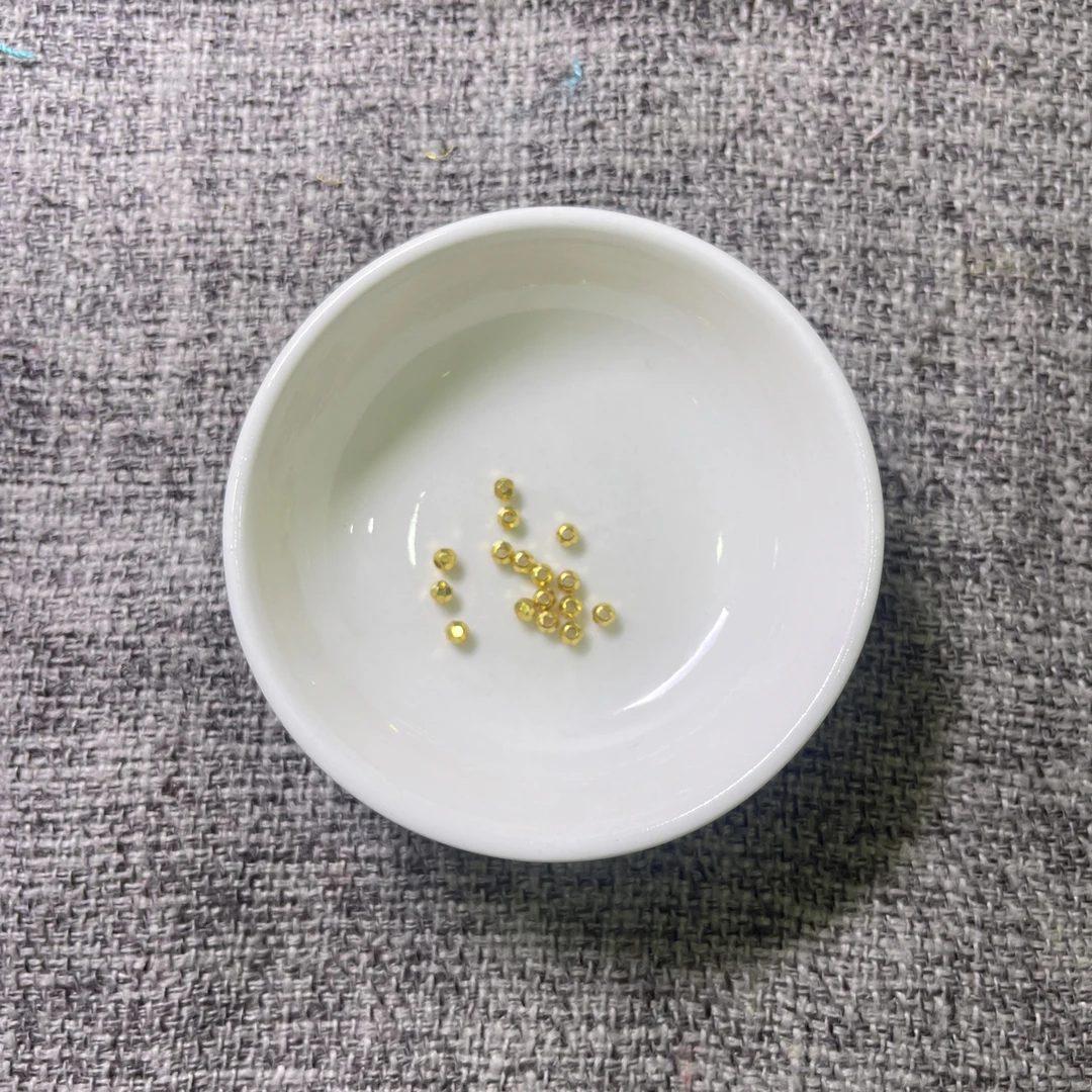 素竹足金金料古法克