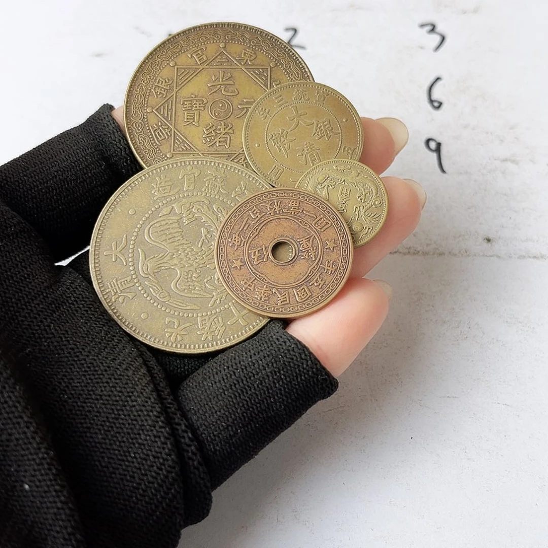 大**宝5枚铜币工艺品工艺