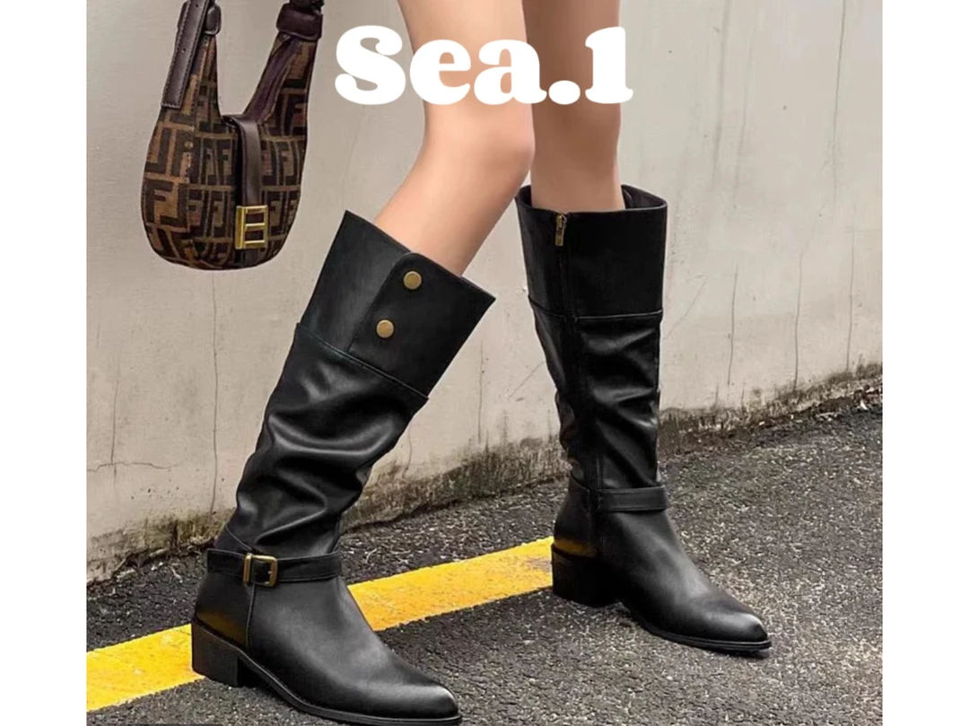【Sea.1 AAn x 复古堆堆长靴】拒绝烂大街秋冬氛围感 两穿时装靴