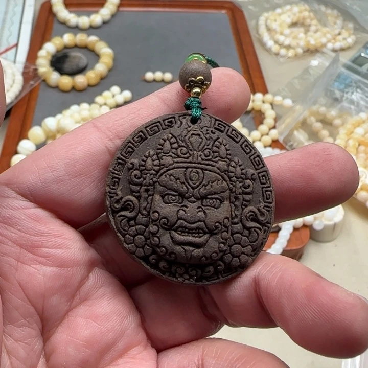 白玉菩提吊坠白色555