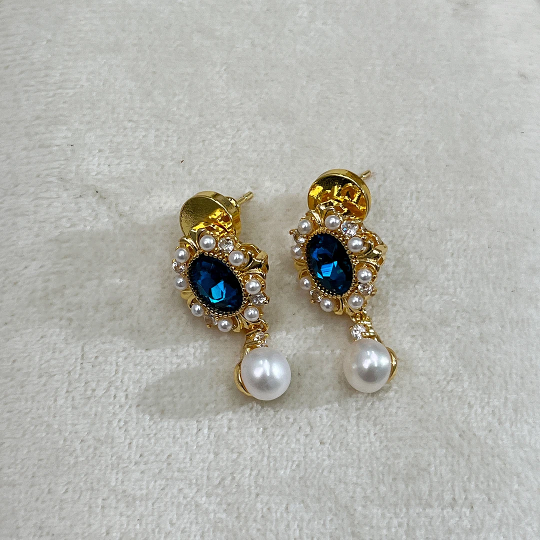 天然淡水珍珠耳饰   ED1321