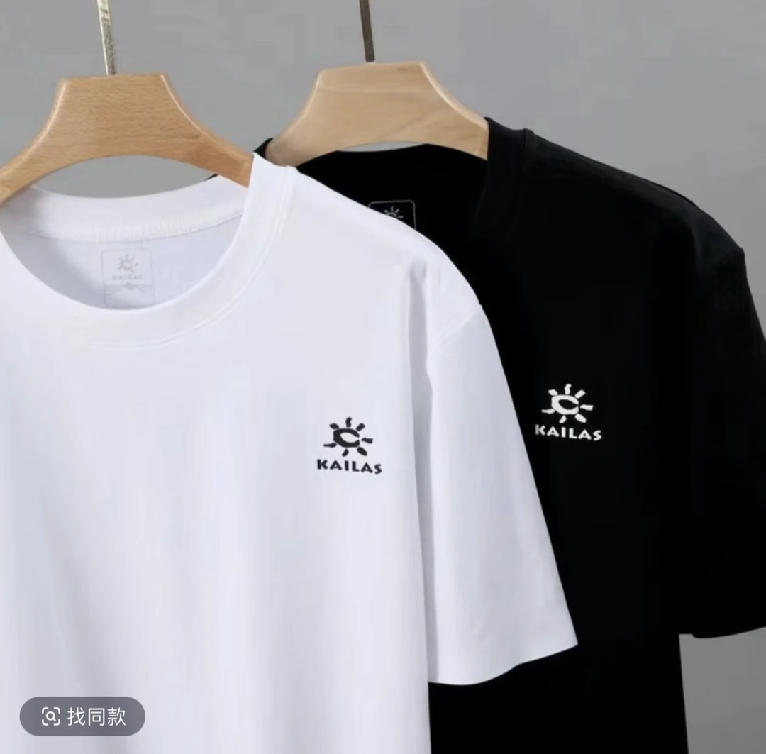 6【男女同款】K凯太阳圆领全棉短袖T恤