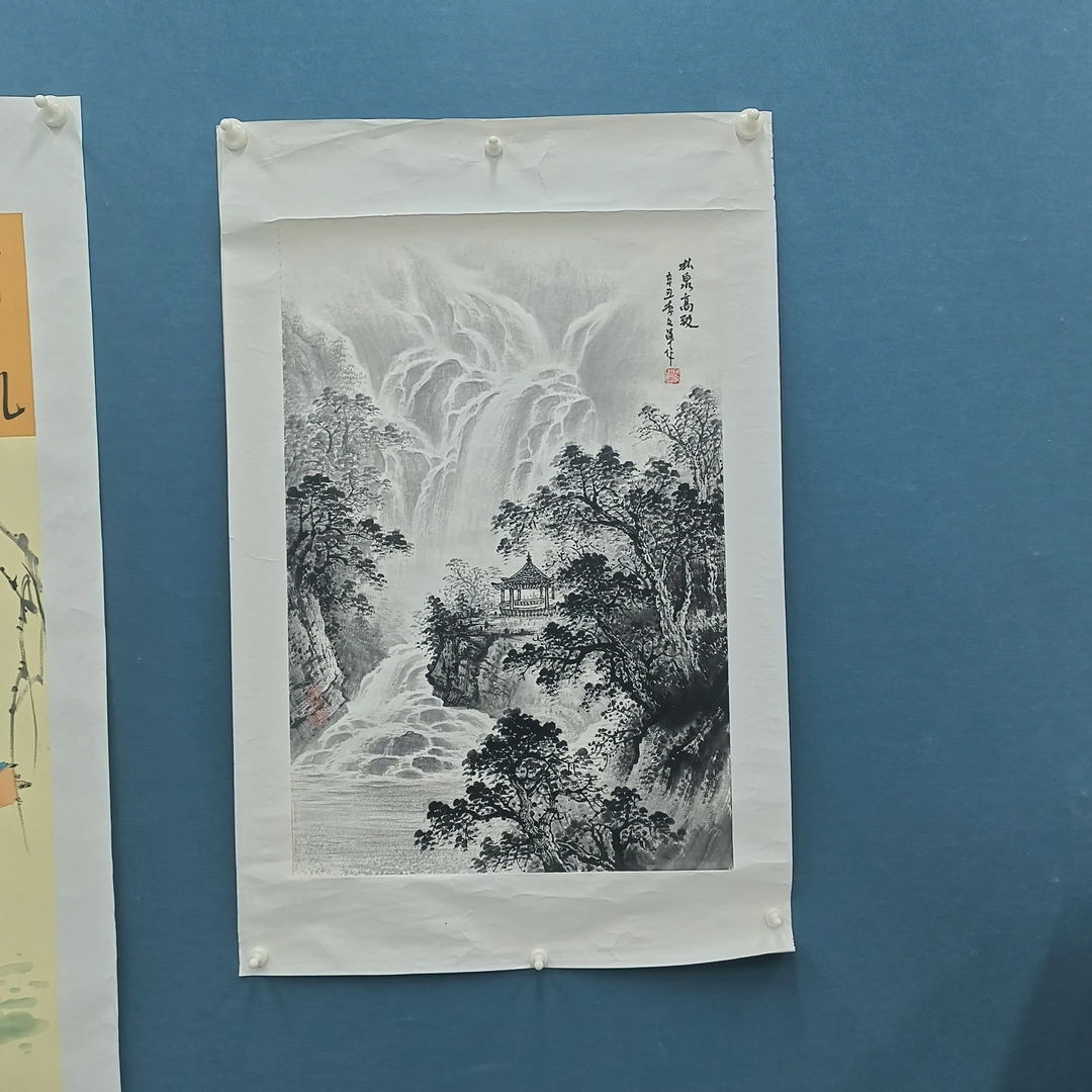 李文军-水墨-四尺三开 -山水- 四大代表作