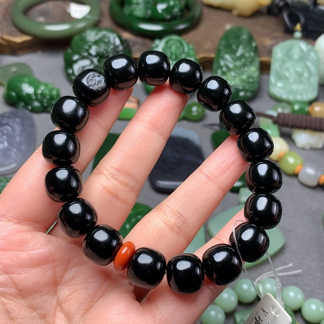 和田玉手串未镶嵌