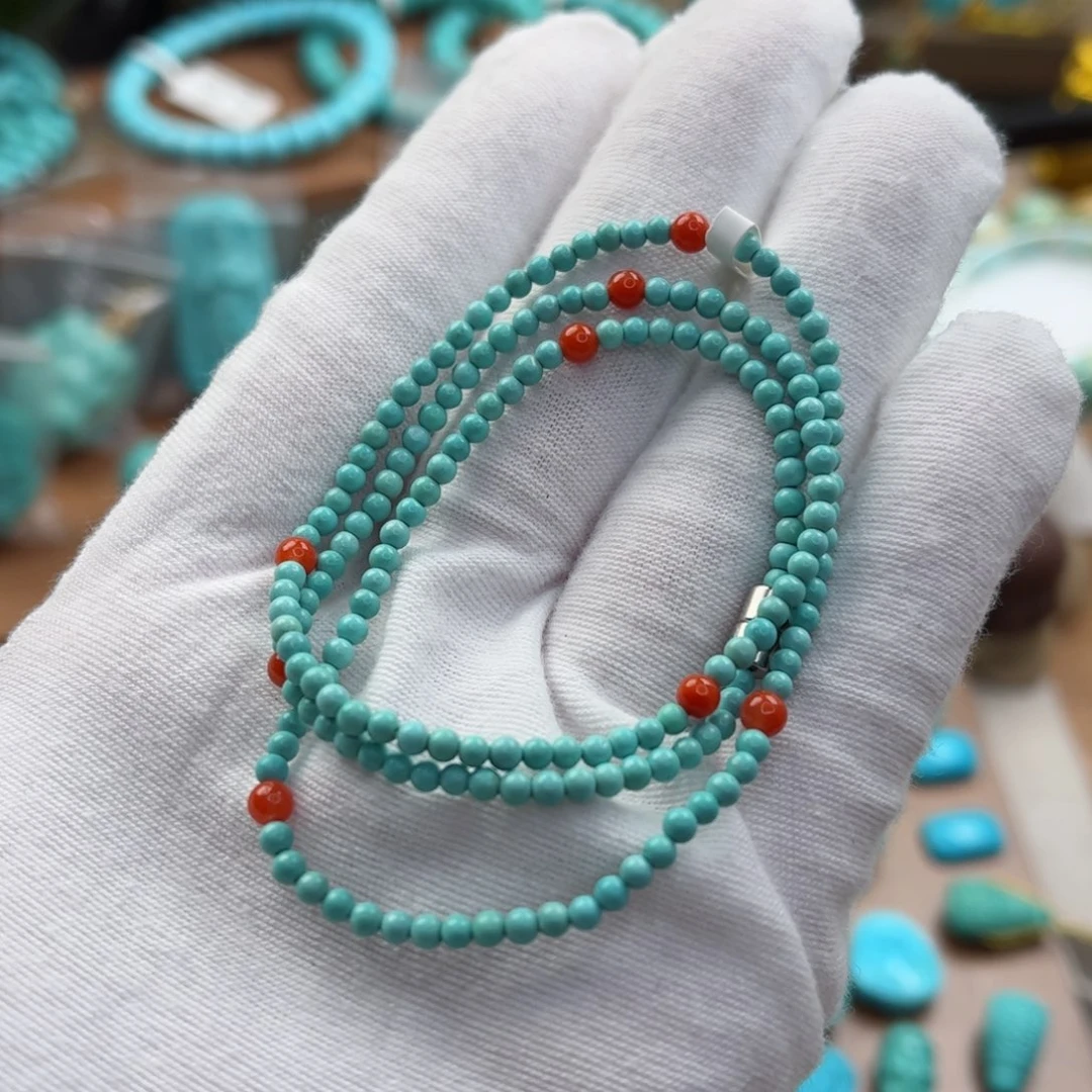 绿松石未镶嵌配饰啊****嚏