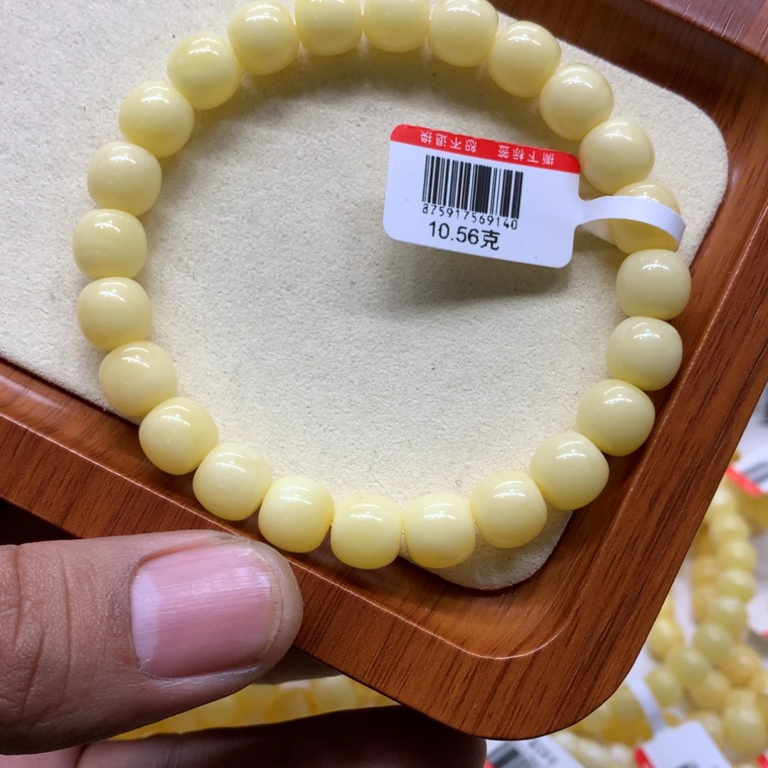 蜜蜡未镶嵌手链蜜蜡