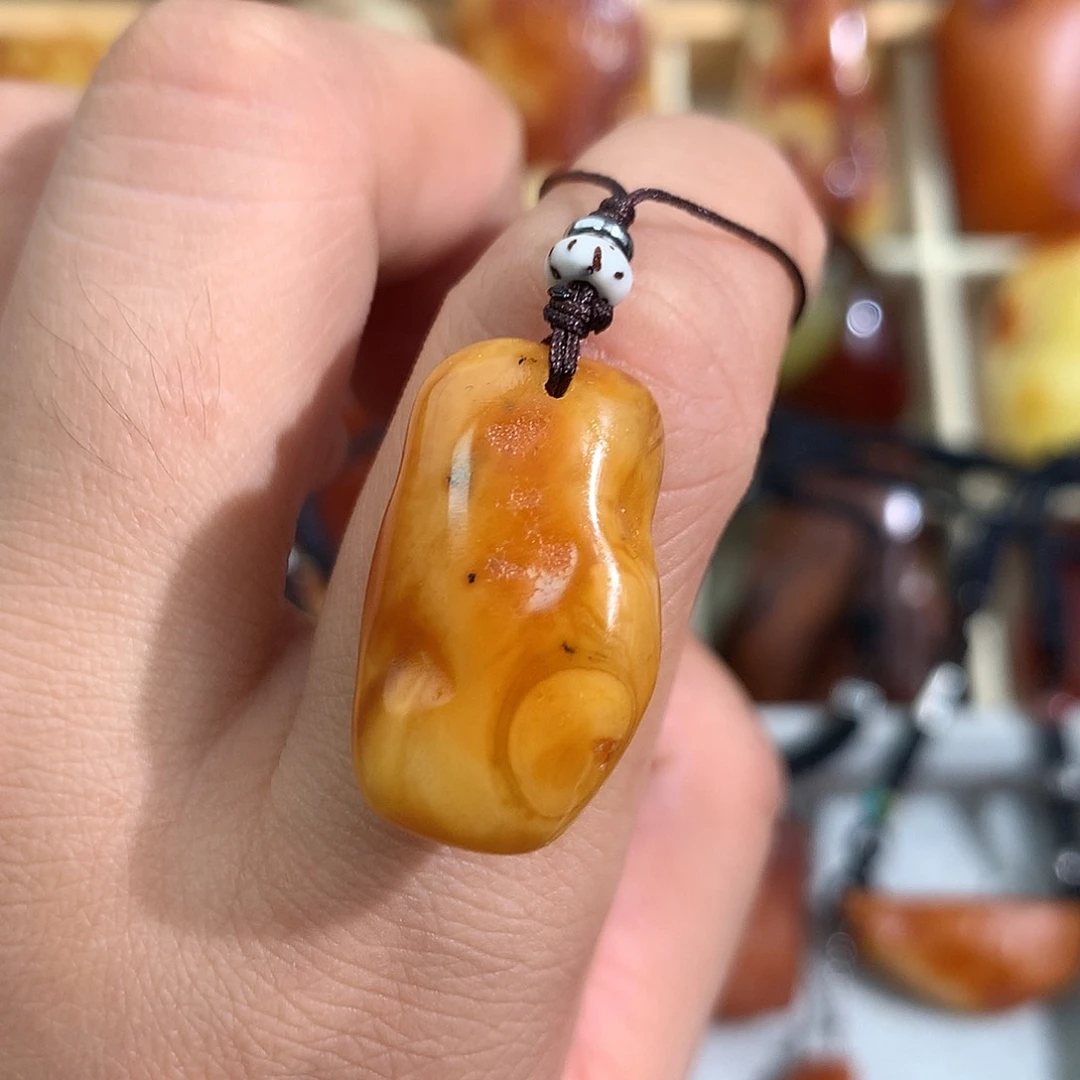 蜜蜡裸石未镶嵌你