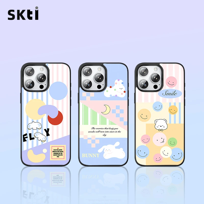 SKTI新款鎏金适用苹果17promax手机壳iPhone16简约14/13/15超薄款