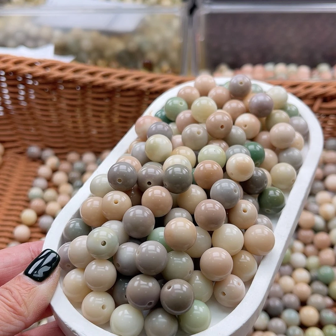 白玉菩提吊坠C/12mm/60颗