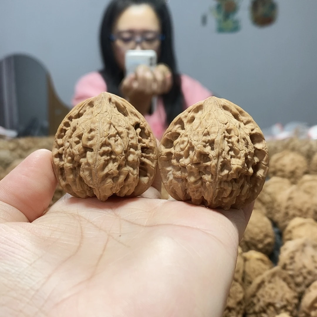 吊坠文玩核桃虎头王38