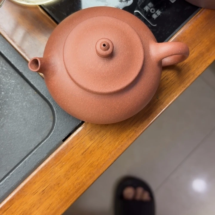 茶壶紫砂原矿半手工紫泥寒江180cc