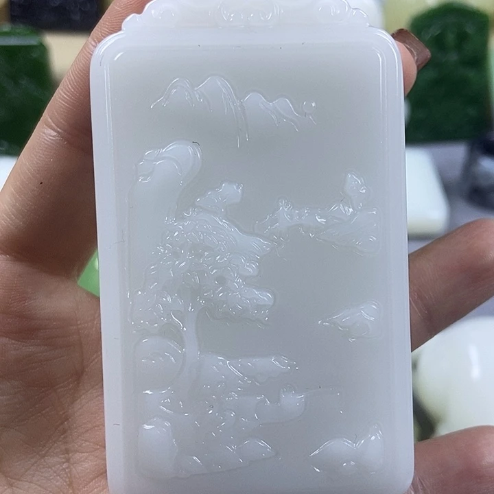 颈饰未镶嵌和田玉